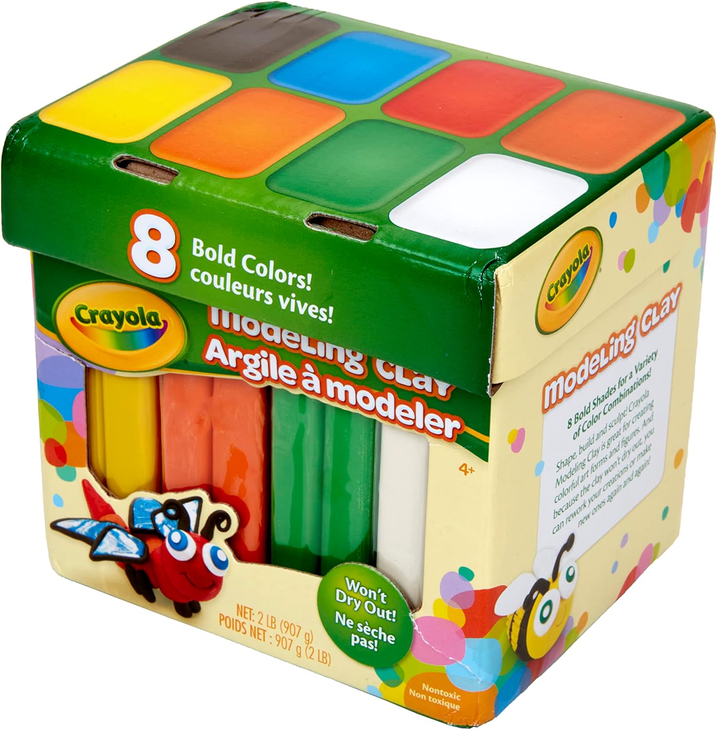 Crayola Modeling Clay in Bold Colors, 2lbs, Gift for Kids, Ages 4 & Up-6