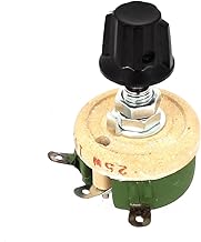 uxcell 25W 100 Ohm Round Ceramic Wirewound Potentiometer Resistor Rheostat