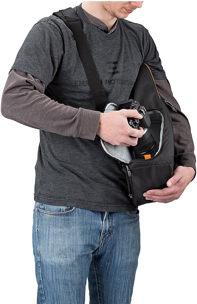 Lowepro LP36899PWW Slingshot Edge 250 AW - A Secure, Slim, Smart and Protective Sling for a Compact DSLR or DJI Mavic Pro/Mavic Pro Platinum,Black,9.06 x 4.72 x 8.27 in-5