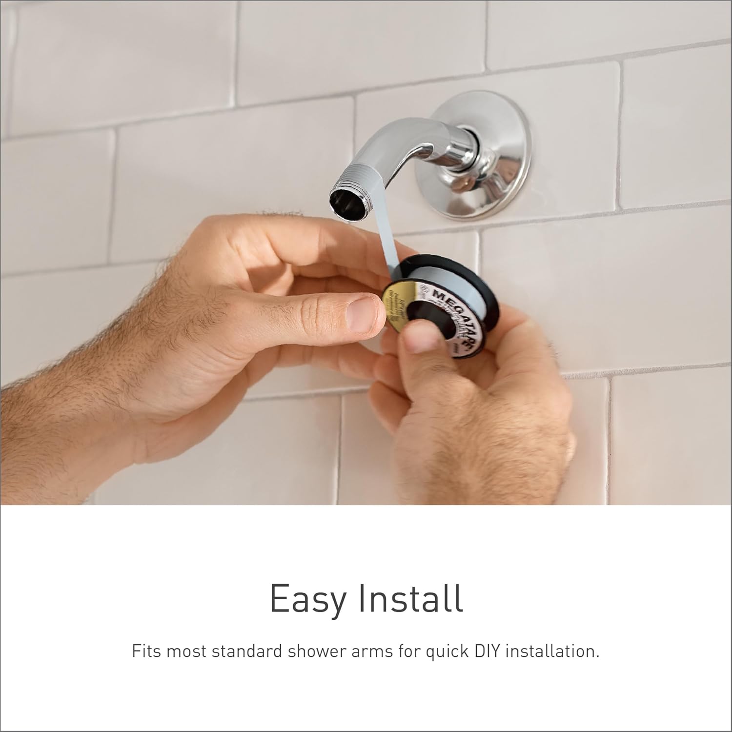 Moen Engage Spot Resist Brushed Nickel Magnetix Six-Function 5.5-Inch Handheld Showerhead with Magnetic Docking System, Detachable Shower Head, 26112SRN-3