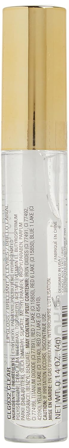 L.A. COLORS High Shine Lipgloss, Clear CLG932-2