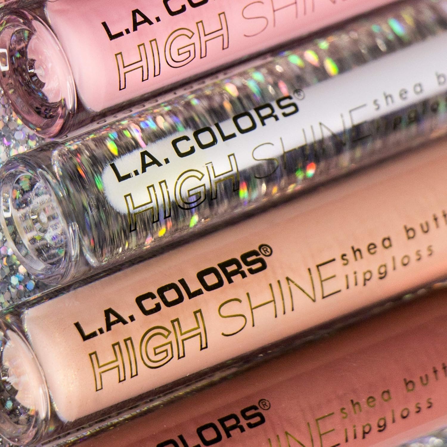 L.A. COLORS High Shine Lipgloss, Clear CLG932-6