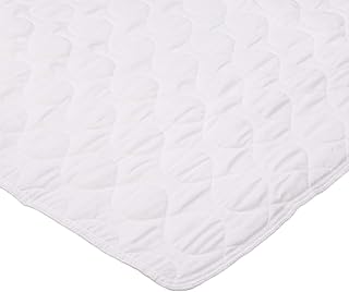 Linenspa 34" x 52" Skid Resistant Waterproof Sheet and Mattress Protector Pad-Highly Absorbent-Machine Washable-Quilted, White