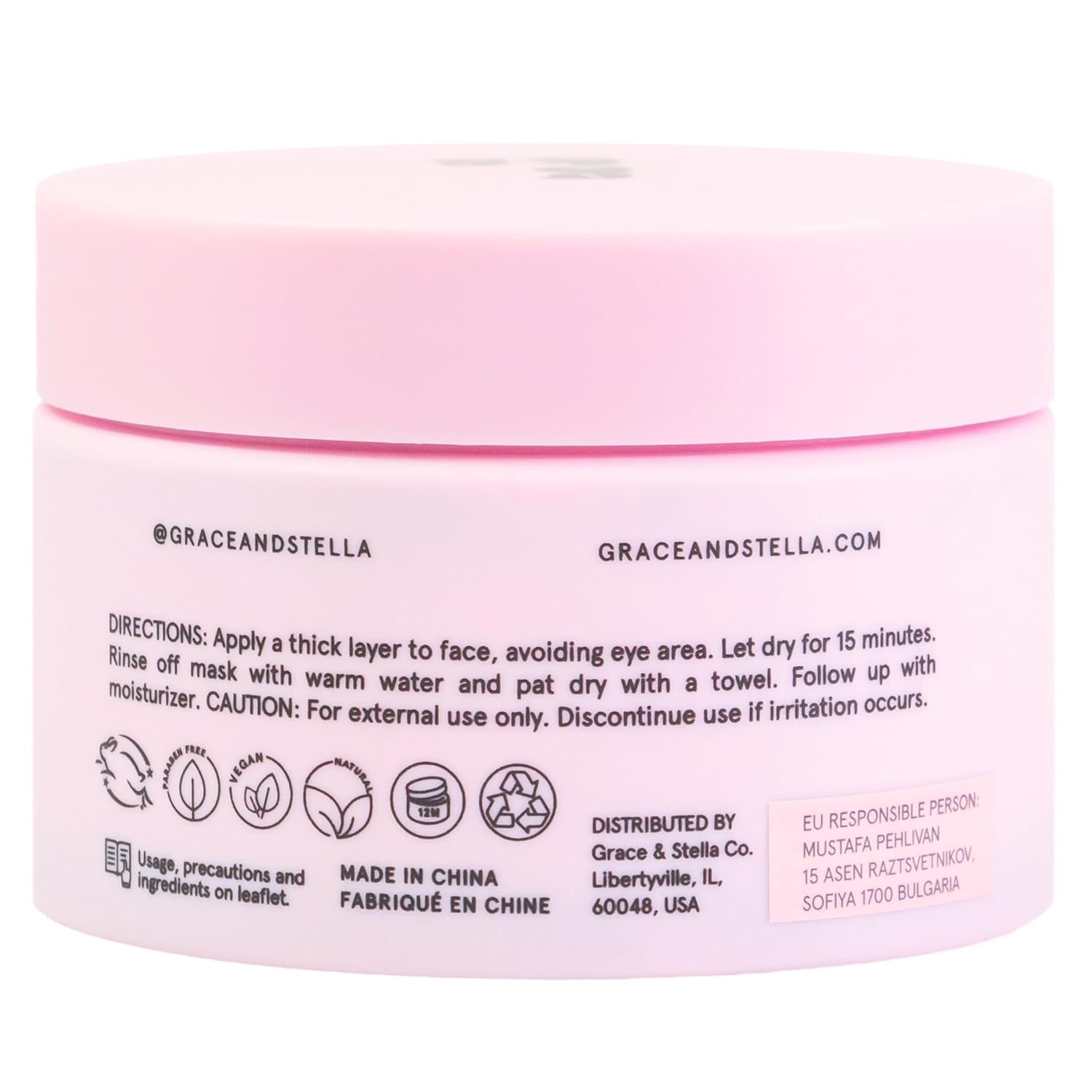 grace & stella Dead Sea Mud Mask (120ml) - Vegan Detox Dead Sea Mask - Mud Masks For Face And Body Mask - Mud Face Mask For Oily Acne, Blackheads-5