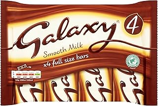 Galaxy Smooth Milk Chocolate 42g (Pack of 4)