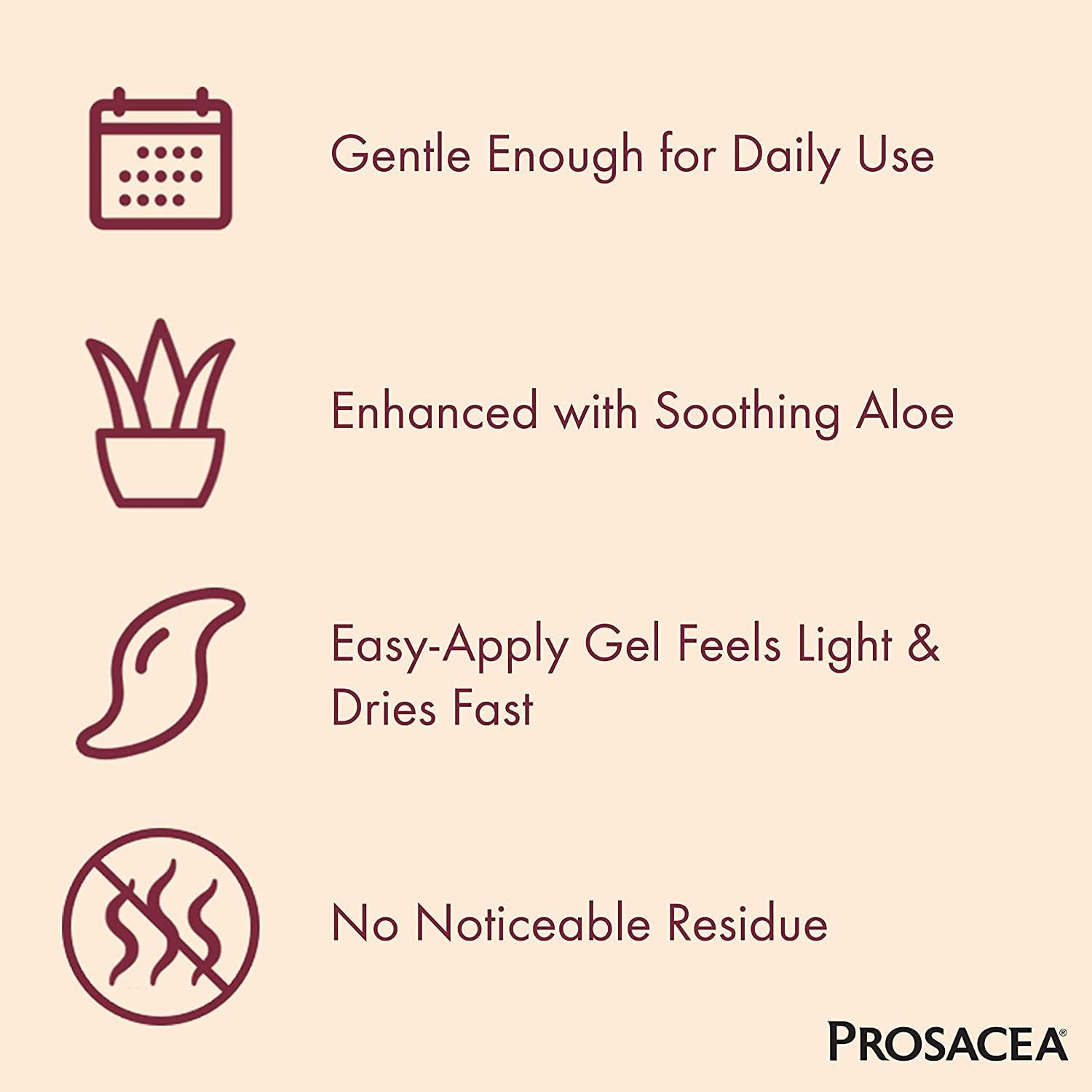 Prosacea Rosacea Treatment Gel, 0.75 Ounce Pack of 5-5