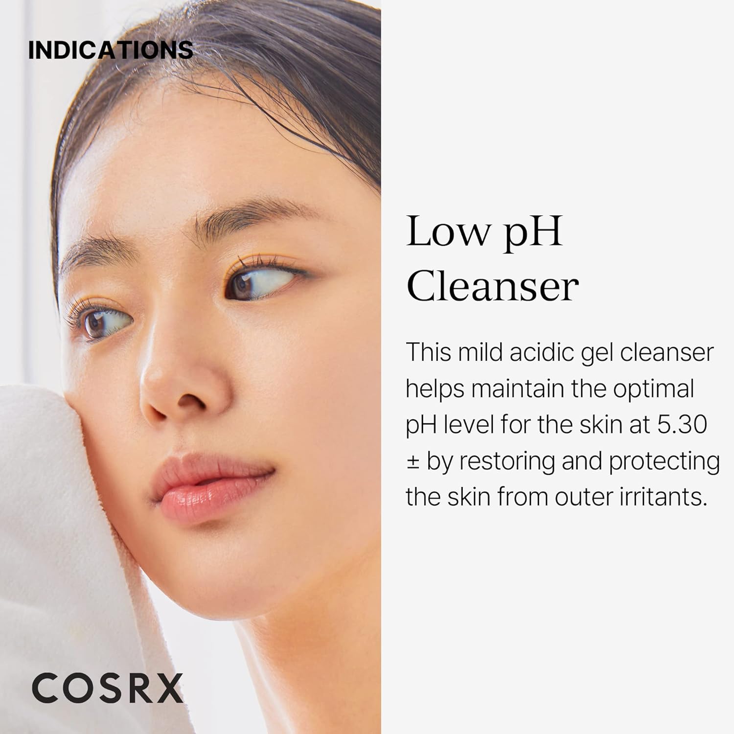 COSRX Low pH Good Morning Gel Cleanser, Daily Mild Face Cleanser for Sensitive Skin with BHA & Tea-Tree Oil, PH Balancing, Korean Skin Care (5.07fl.oz/150ml)-1