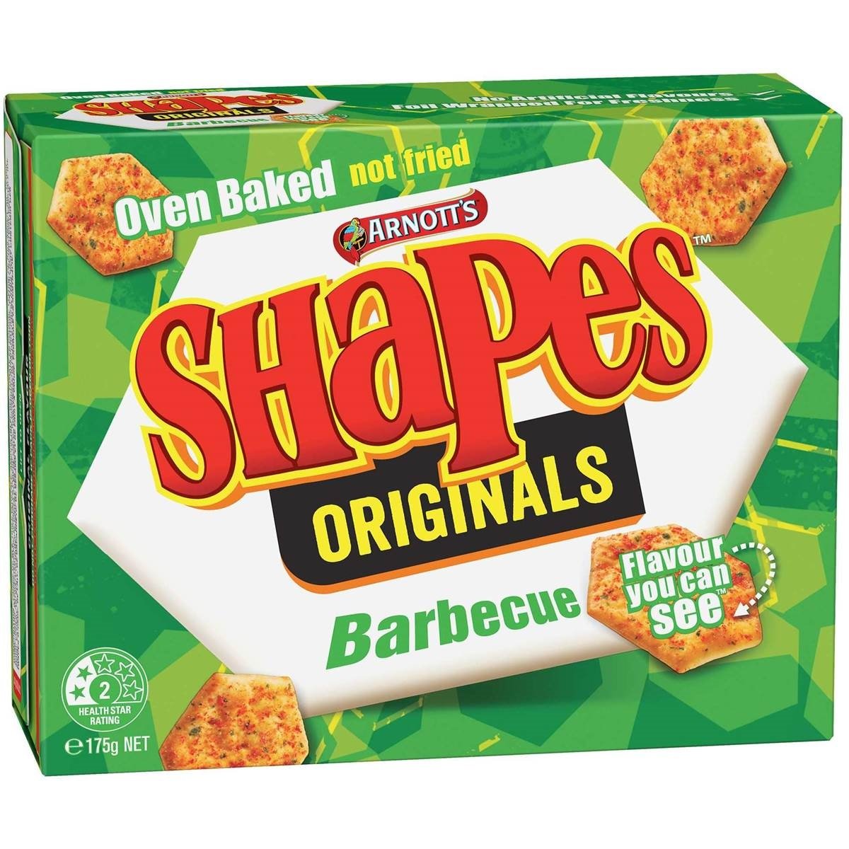 Australian Arnott's Shapes Crackers Barbecue BBQ 175gram-0