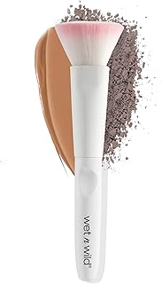 wet n wild Kabuki Brush, Flat Top for All Formulas, Densely-Packed Synthetic Bristles, Ergonomic Handle for Comfortable Control