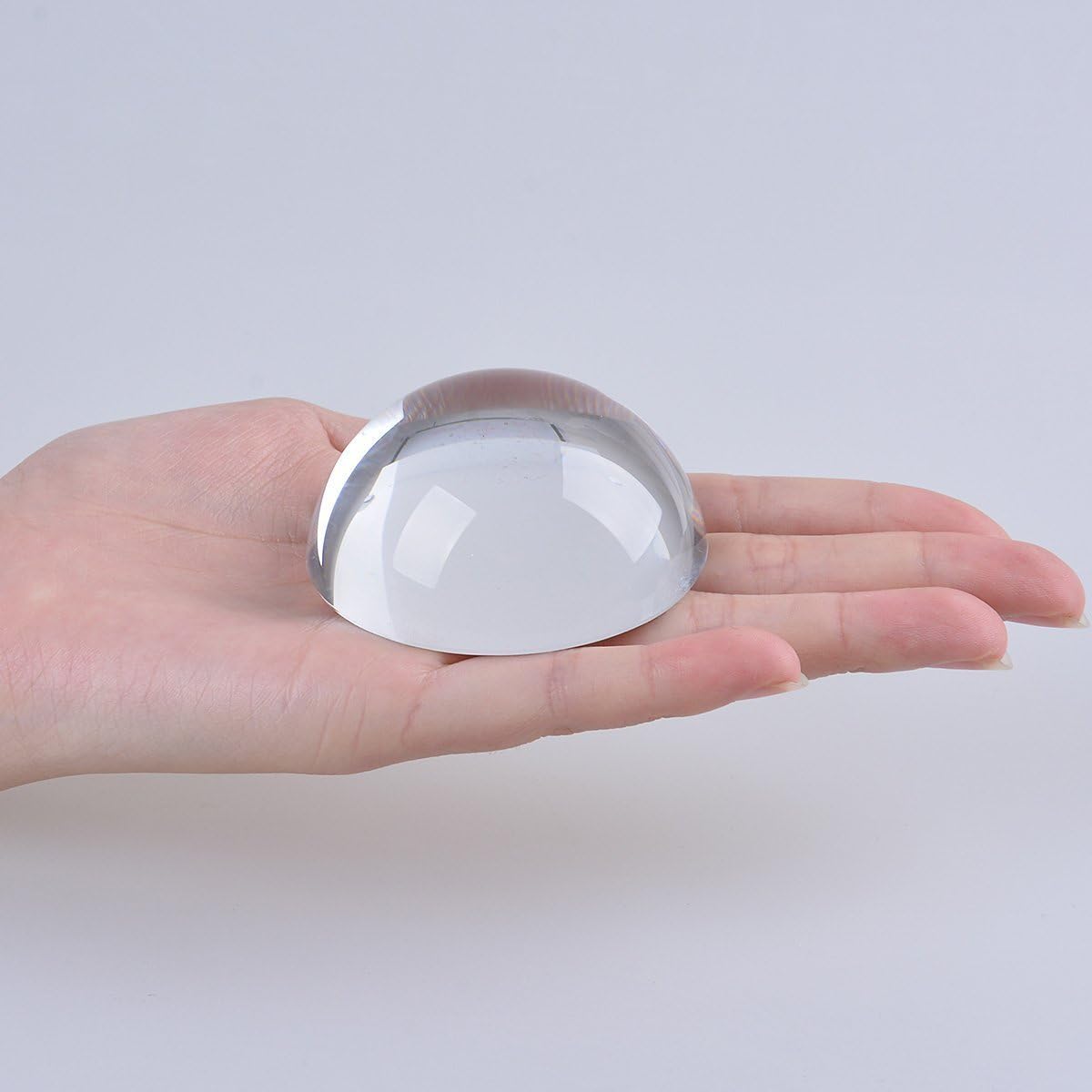 LONGWIN Crystal Dome Magnifier/Paperweight Reading Magnifying Glass-2.4 Inch-1