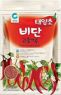 Chung Jung One Coarse Gochugaru 2.2lbs, Premium Korean Bidan Red Chili Pepper Powder O'Food Gochugaru, (2.2 Lbs) (Coarse, 2.2 Pound (Pack of 1))