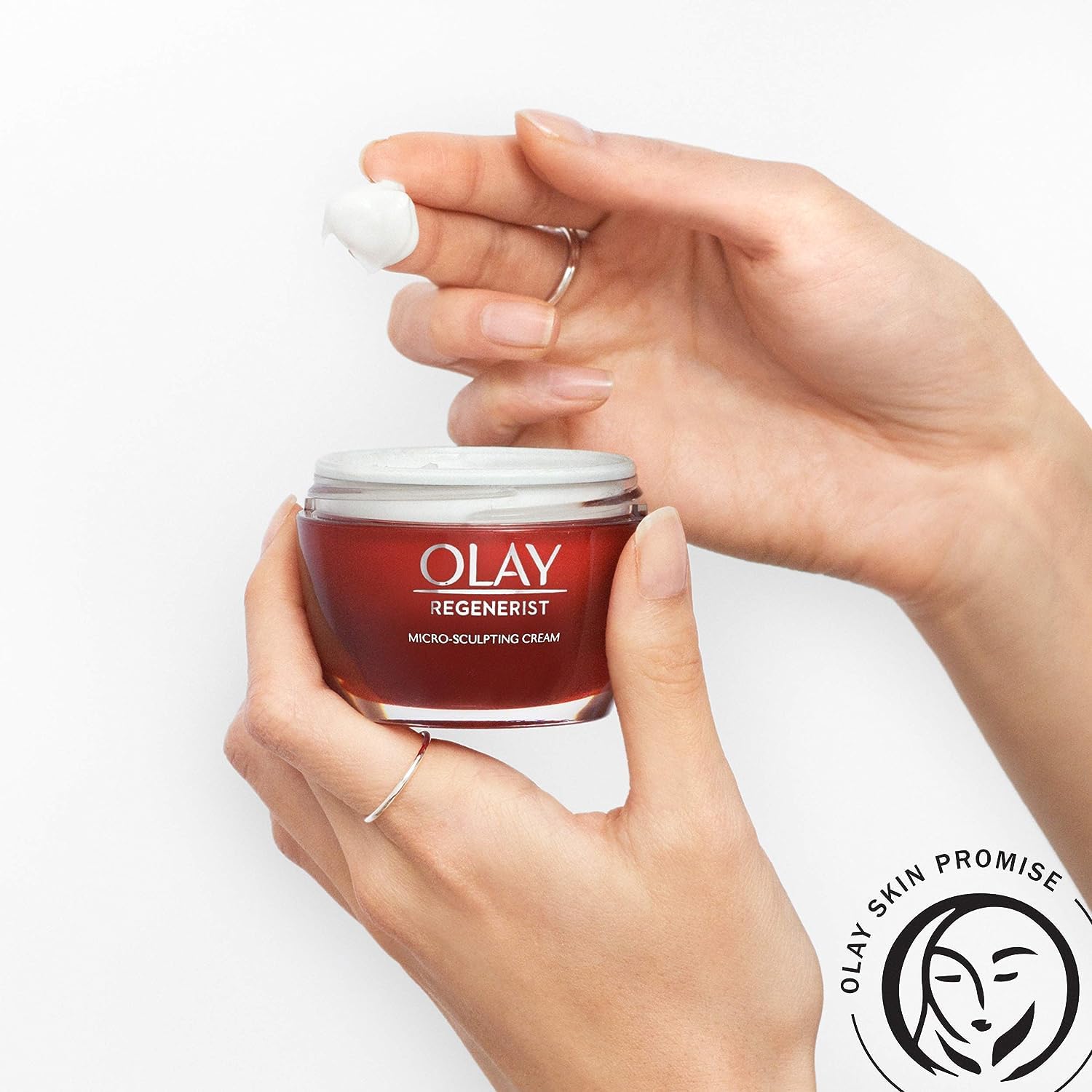 Olay Face Wash Regenerist Advanced Anti-Aging Pore Scrub Cleanser (5.0 Oz) and Micro-Sculpting Face Moisturizer Cream (1.7 Oz) Skin Care Duo Pack, Total 6.7 Ounces-5