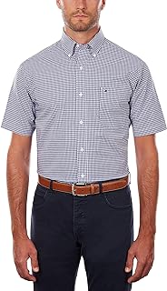 Tommy Hilfiger Men's Short Sleeve Button-down Shirt