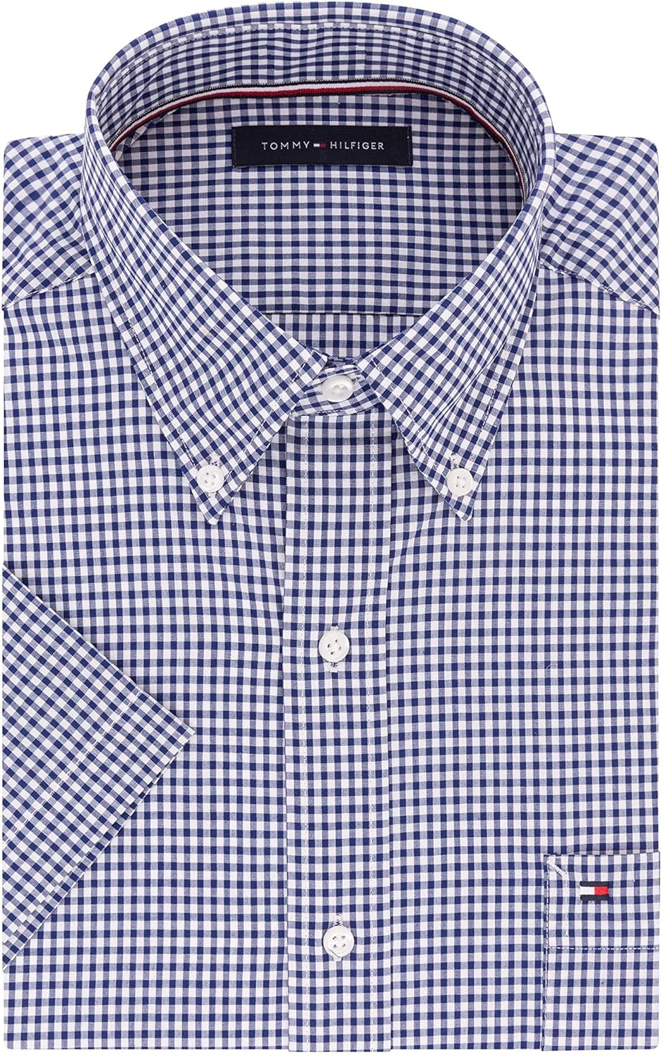 Tommy Hilfiger Men's Short Sleeve Button-down Shirt-2