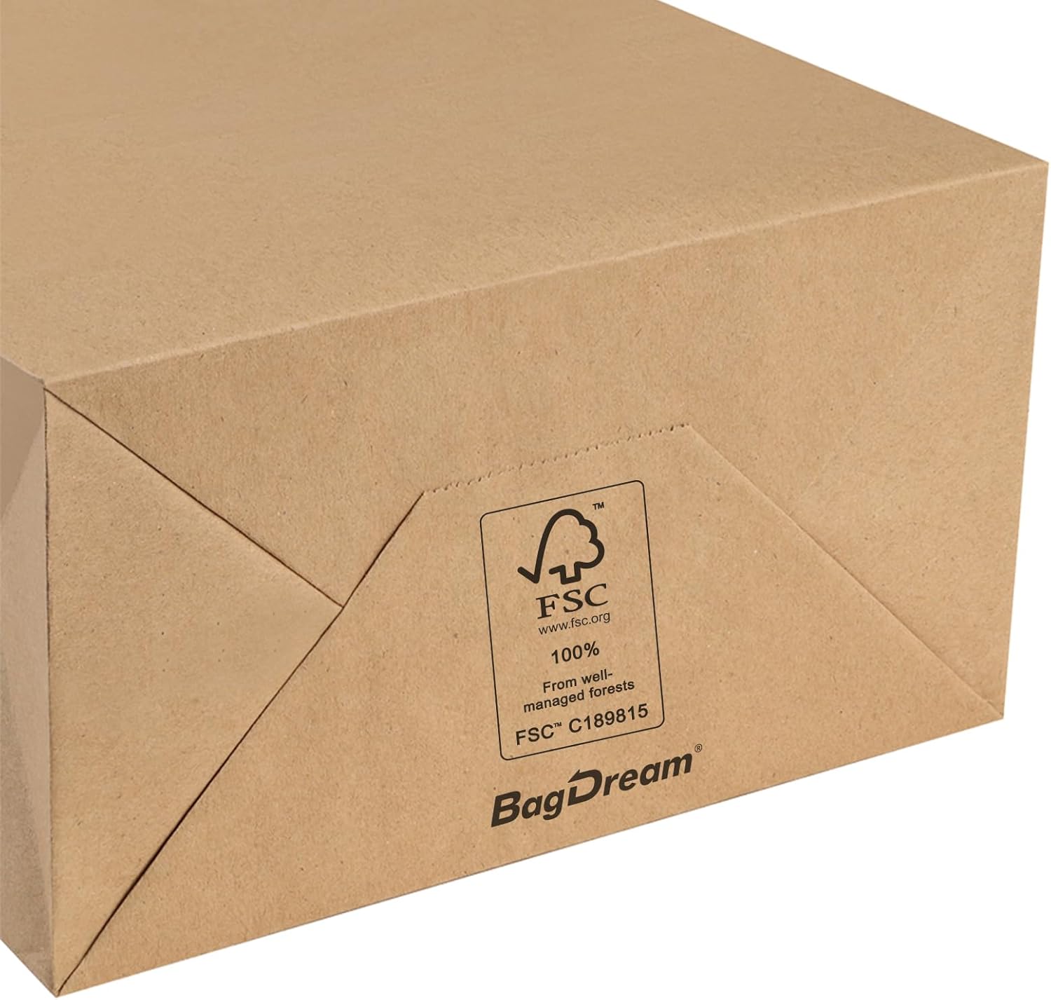 BagDream Gift Bags 8x4.25x10.5 100Pcs Paper Gift Bags Medium Size Brown Paper Bags with Handles Bulk Wedding Party Favor Bags, Kraft Grocery Shopping Bags, Retail Merchandise Bags Gift Sacks-5