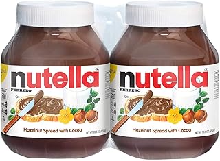 Nutella Hazelnut Spread with Cocoa, 33.5 oz, 2-count (2 Pack)