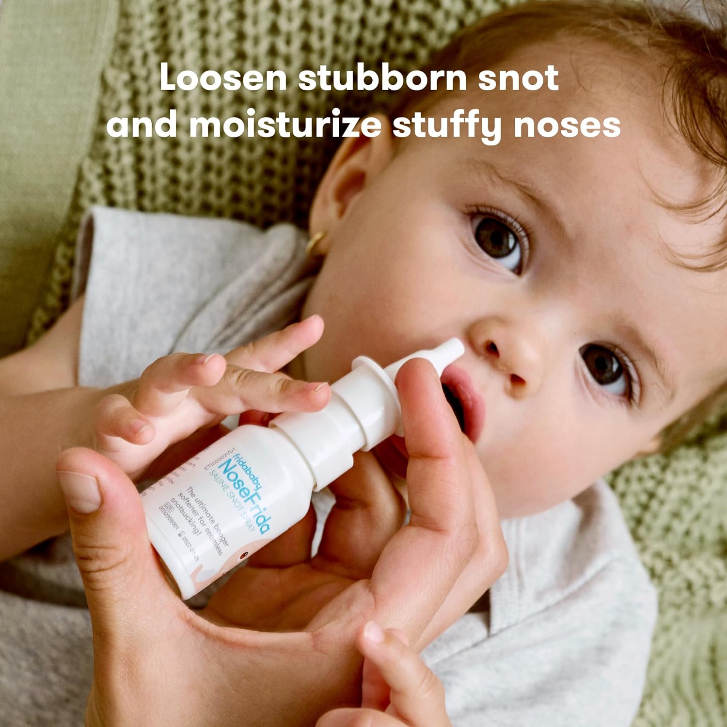 Frida Baby NoseFrida Saline Mist Spray, Baby Saline Nasal Spray, Nasal Spray Decongestant to Soften Nasal Passages, Baby Saline Spray for Congestion Relief, 0.68 fl.oz.-1