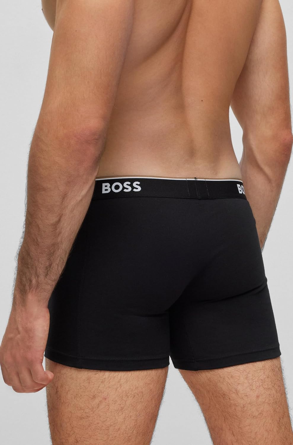 BOSS Men's Stretch Cotton 3 Pack Boxer Briefs-1