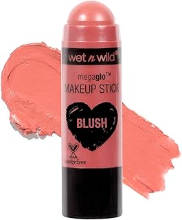 wet n wild MegaGlo Makeup Stick, Buildable Color, Versatile Use, Cruelty-Free & Vegan - Pink Floral Majority