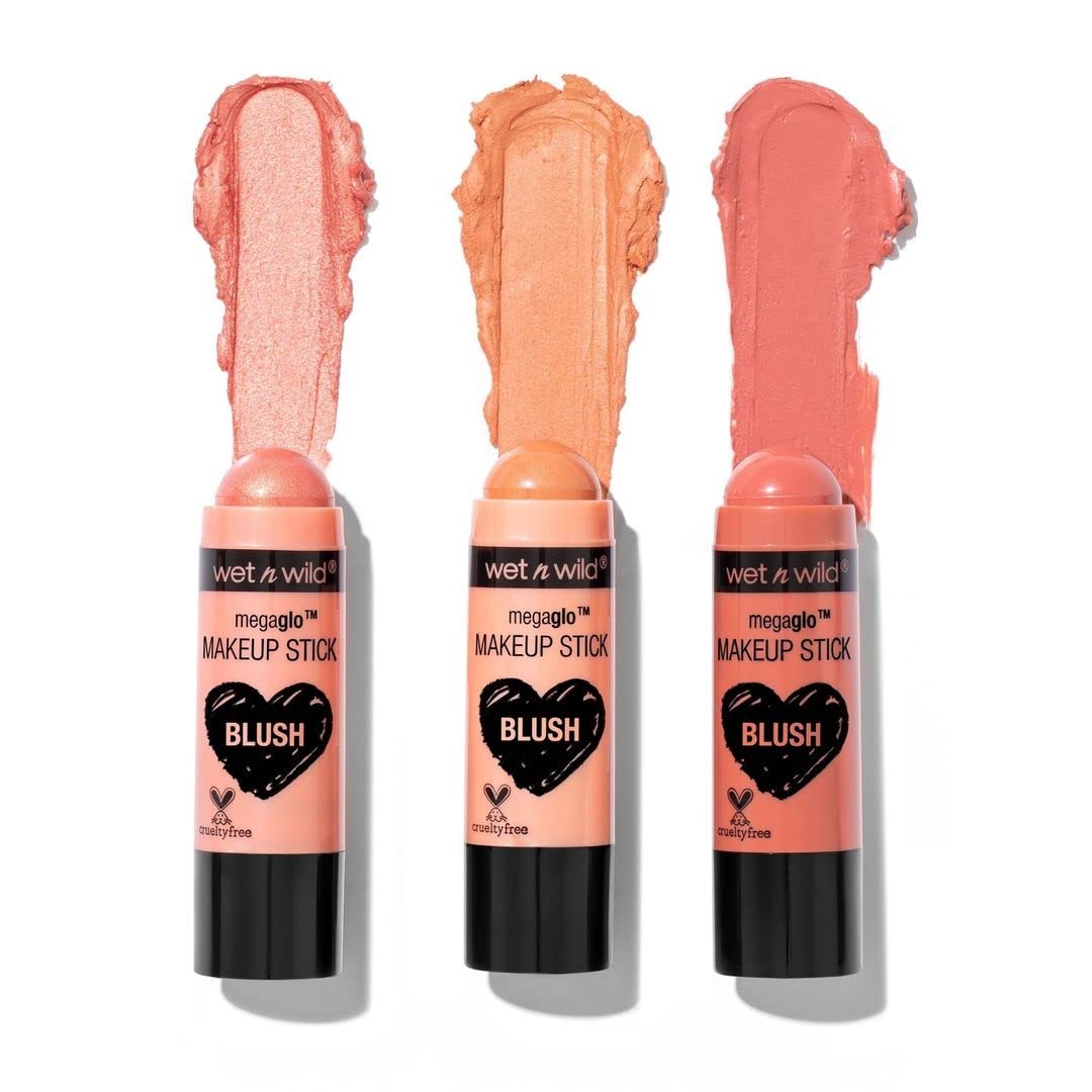 wet n wild MegaGlo Makeup Stick, Buildable Color, Versatile Use, Cruelty-Free & Vegan - Pink Floral Majority-1