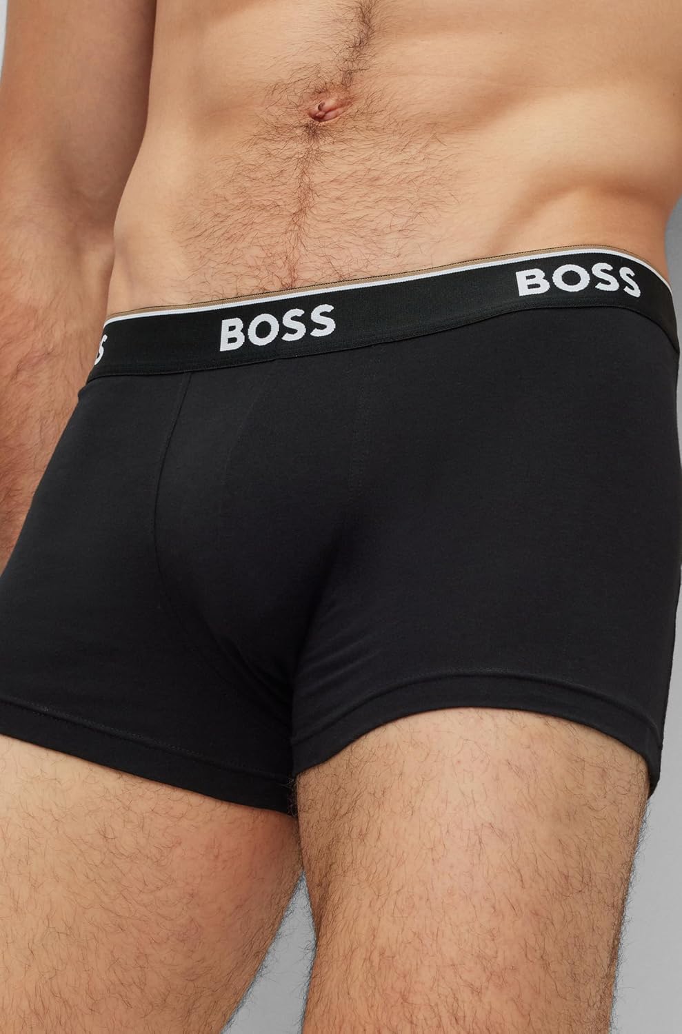 BOSS Men's Stretch Cotton 3 Pack Trunks-2