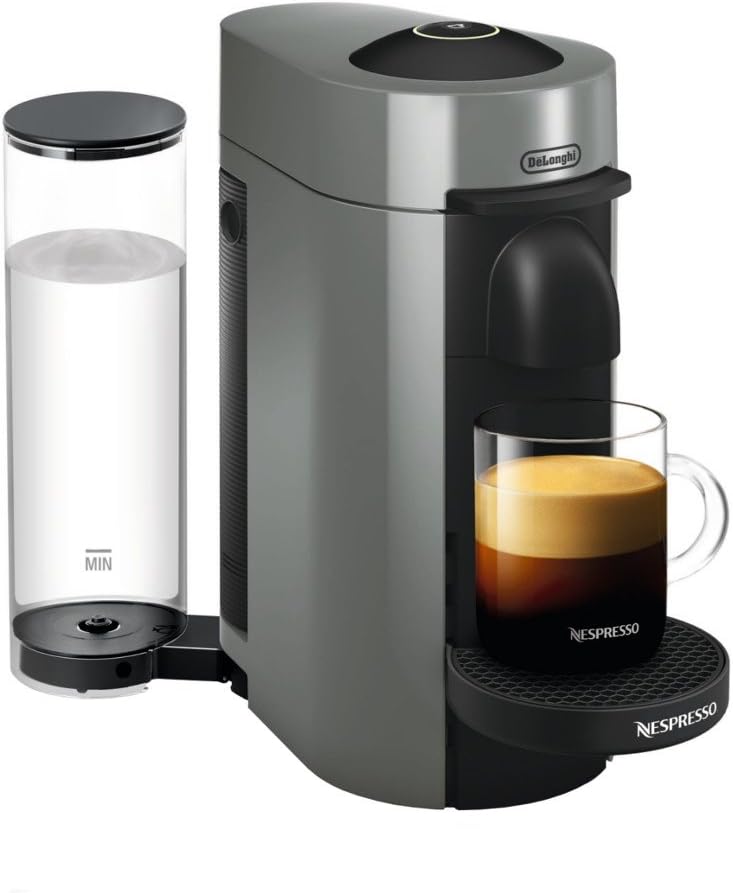 Nespresso Vertuo Plus Coffee and Espresso Maker by De'Longhi, Grey-0