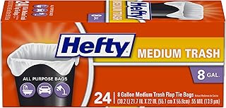 Hefty Non Scented All Purpose Flap Tie Plastic