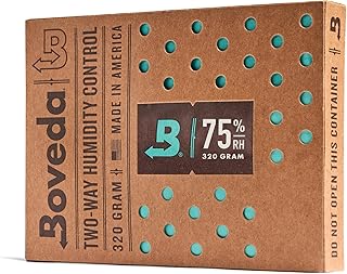 Boveda 75% Two-Way Humidity Control Pack to Fix Major Moisture Loss in Large Wood Humidifier Boxes – Size 320 – Single – Moisture Absorber – Humidifier Pack – Individually Wrapped Hydration Packet