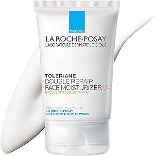 La Roche-Posay Toleriane Double Repair Face Moisturizer | Daily Moisturizer Face Cream with Ceramide and Niacinamide for All Skin Types | Oil Free | Fragrance Free