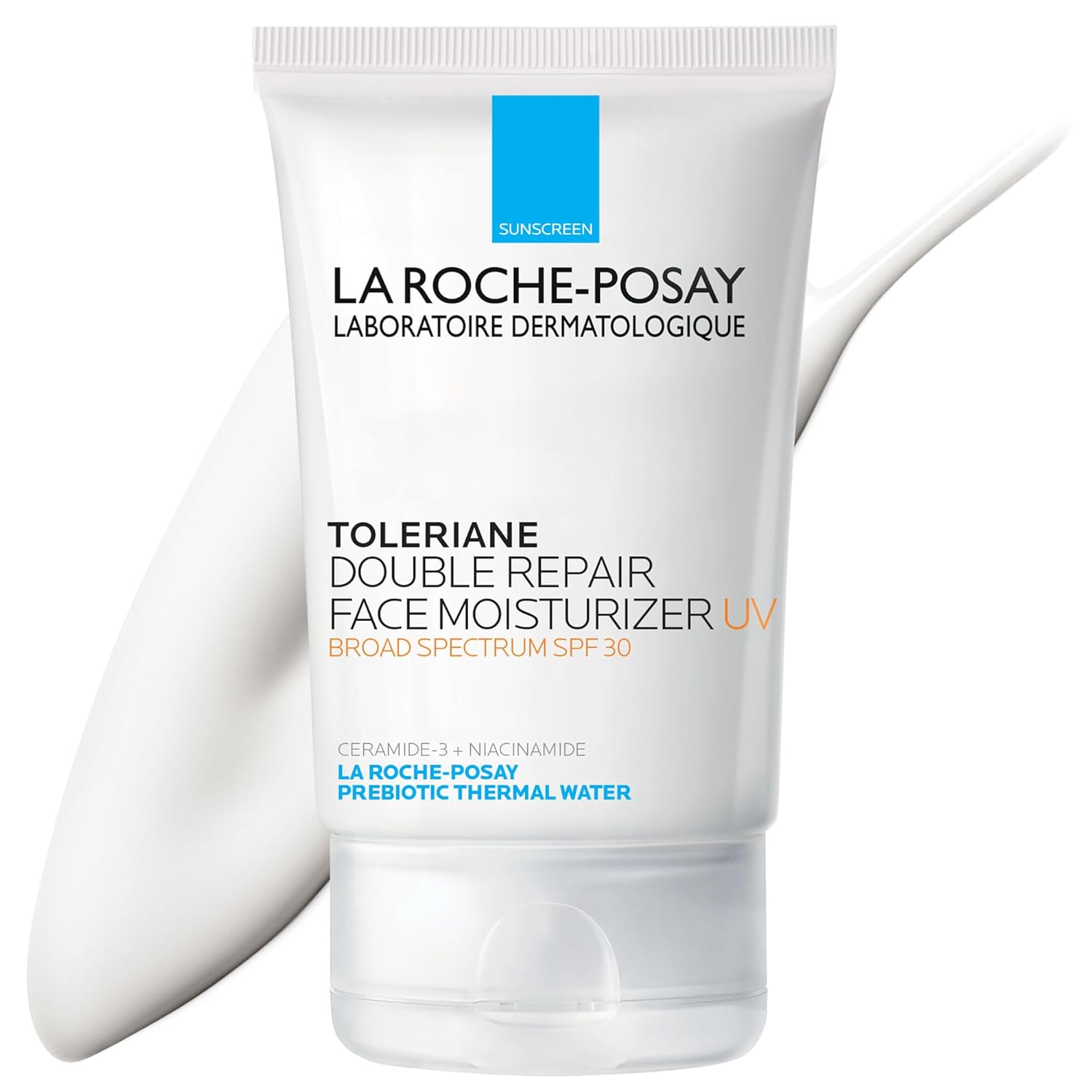 La Roche-Posay Toleriane Double Repair Face Moisturizer | Daily Moisturizer Face Cream with Ceramide and Niacinamide for All Skin Types | Oil Free | Fragrance Free-0