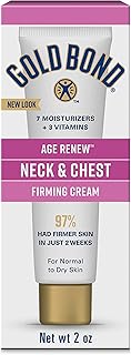 Gold Bond Age Renew Neck & Chest Firming Age Renew Cream, 2 oz., Clinically Tested Skin Firming Cream