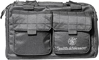 SMITH & WESSON S&W and M&P Tactical Range Bags with Weather Resistant Material for Shooting, Range, Storage and Transport