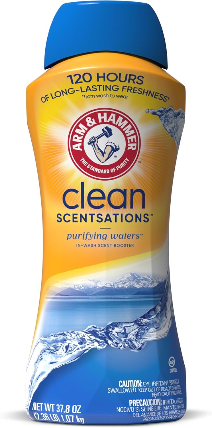 Arm & Hammer in-Wash Scent Booster, Purifying Waters, 37.8 oz-0