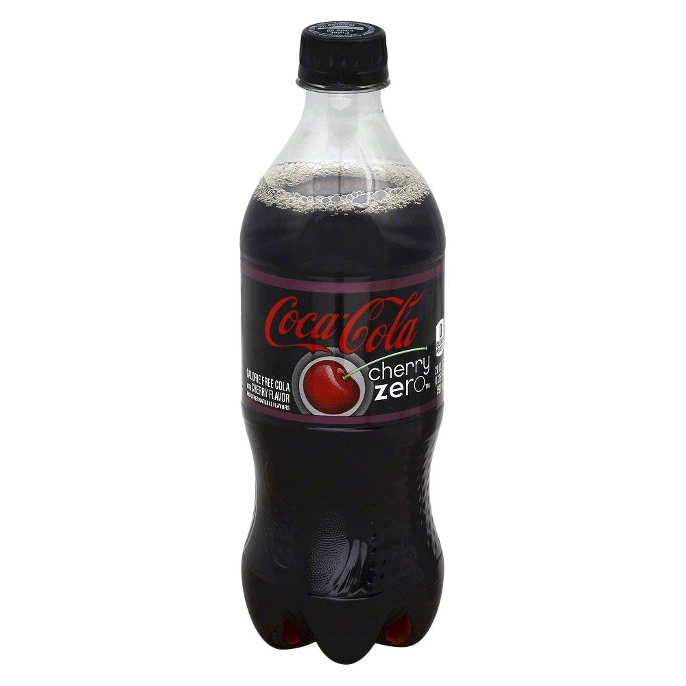 Coca-Cola, Cherry Coke Zero Soda, 20 Ounce (24 Bottles)-0