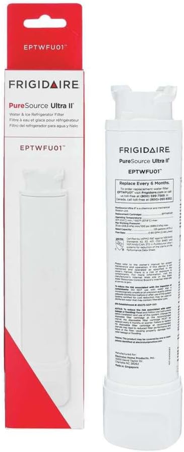 Frigidaire EPTWFU01 Water Filtration Filter, 1 Count, White-0