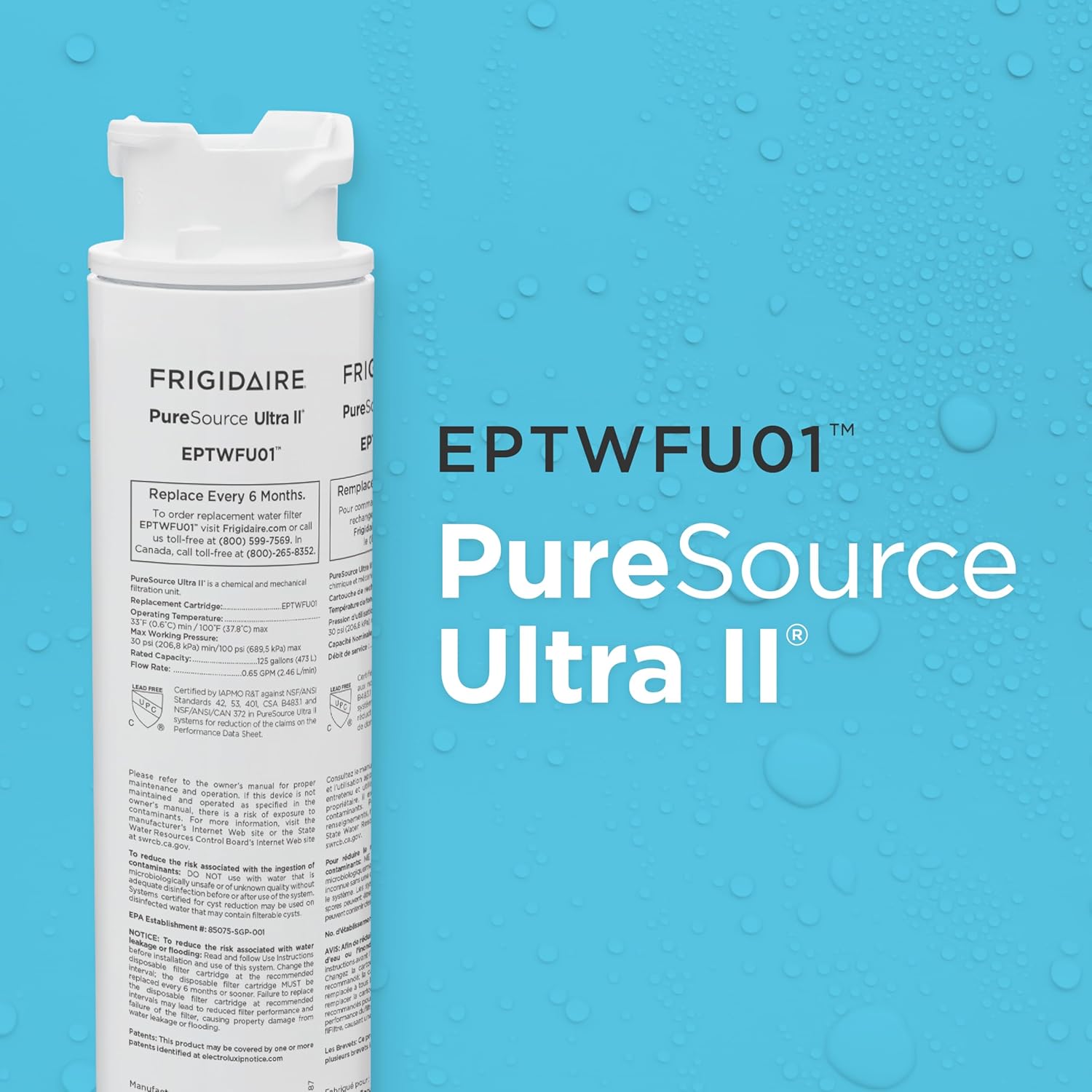 Frigidaire EPTWFU01 Water Filtration Filter, 1 Count, White-6