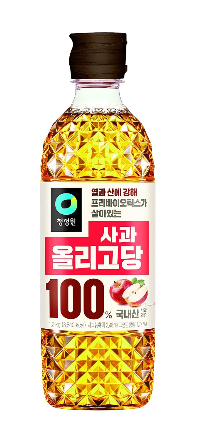 Chung Jung One O'Food Korean Cooking Malt Syrup, Oligo Syrup, Korean Pantry Staple Essentials (Apple Oligo, 1.2kg)-0