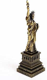 Science in Sport Statue of Liberty Handmade Artware Model Decoration 6 inch-Antique Brass