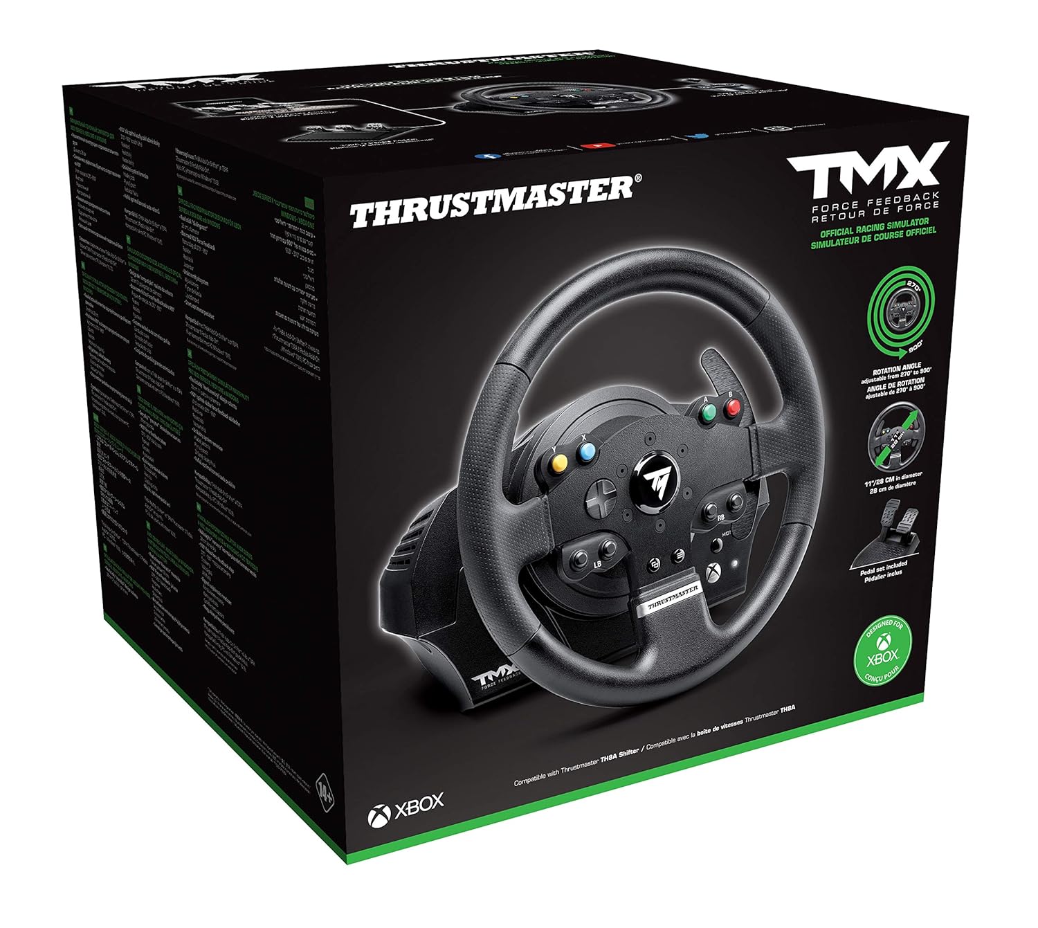 Thrustmaster TMX Racing Wheel with force feedback and racing pedals (Compatible with XBOX Series X/S, One, PC)-6