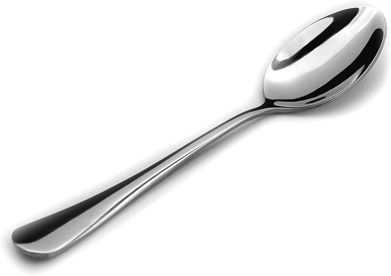 HIWARE 12-Piece Stainless Steel Teaspoons, Spoons Silverware Set, Dishwasher Safe - 6.7 Inches-0