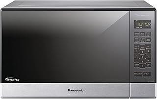 Panasonic Microwave Oven NN-SN686S Stainless Steel Countertop/Built-In with Inverter Technology and Genius Sensor, 1.2 Cubic Foot, 1200W