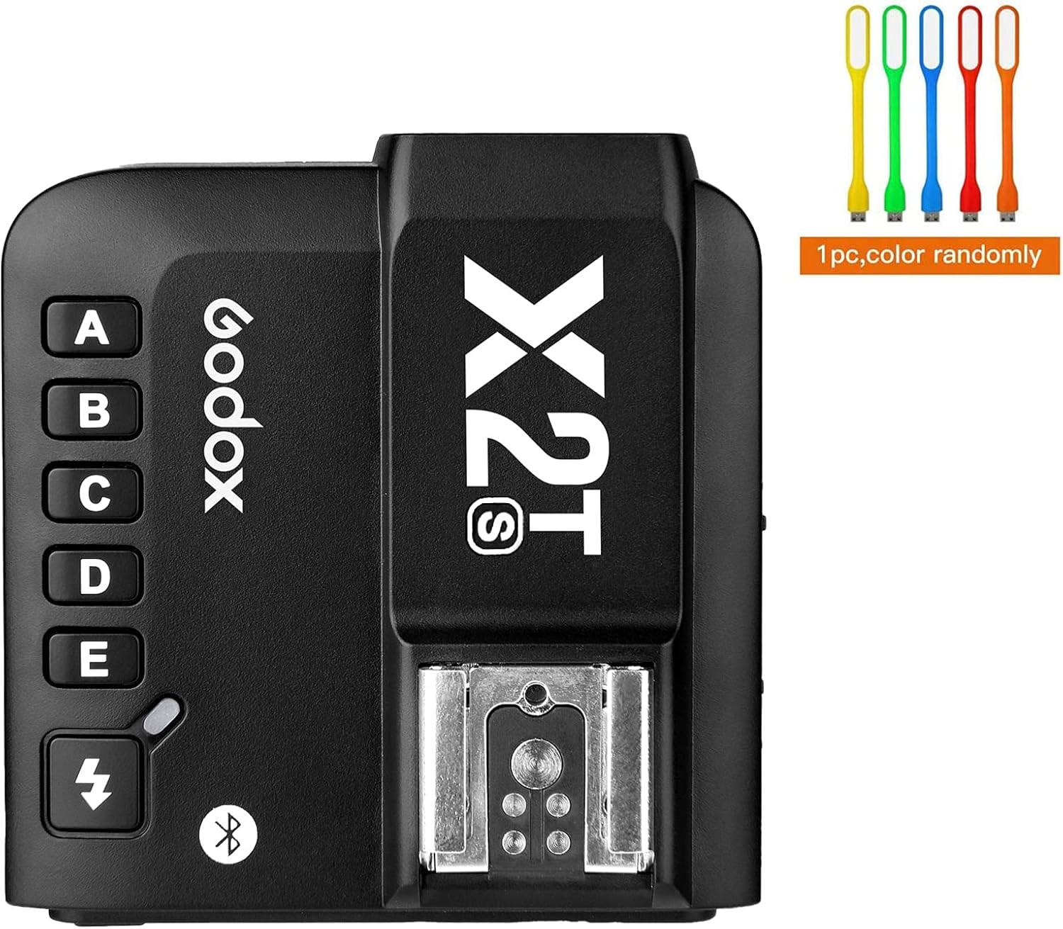 Godox X2T-S TTL High-Speed Sync 1/8000s 2.4G Wireless Flash Trigger Transmitter with Bluetooth Connection Compatible for Sony Cameras with USB LED-1