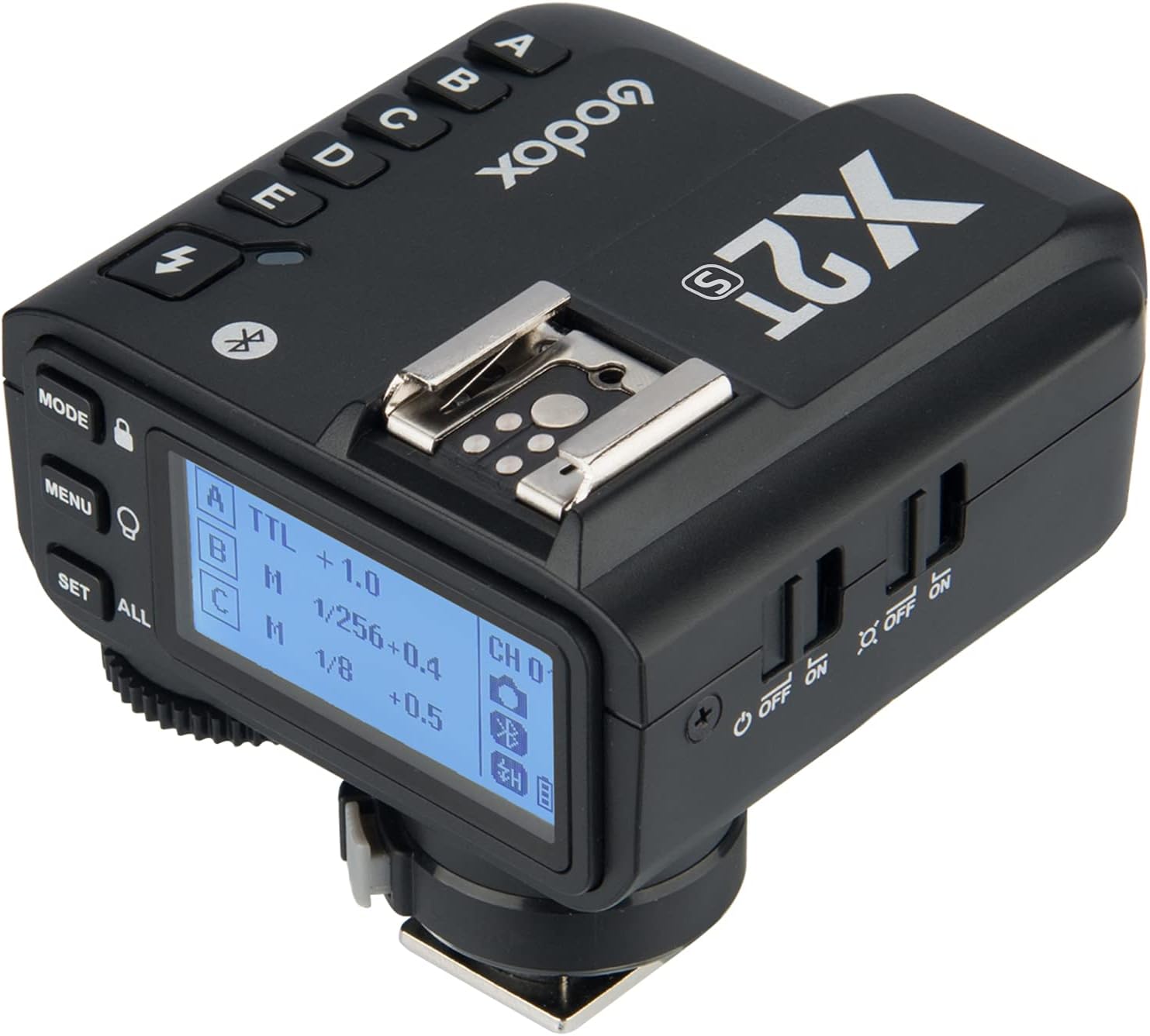 Godox X2T-S TTL High-Speed Sync 1/8000s 2.4G Wireless Flash Trigger Transmitter with Bluetooth Connection Compatible for Sony Cameras with USB LED-2