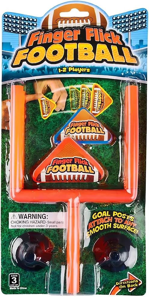 Finger Flick Football Game, Black/Red-4