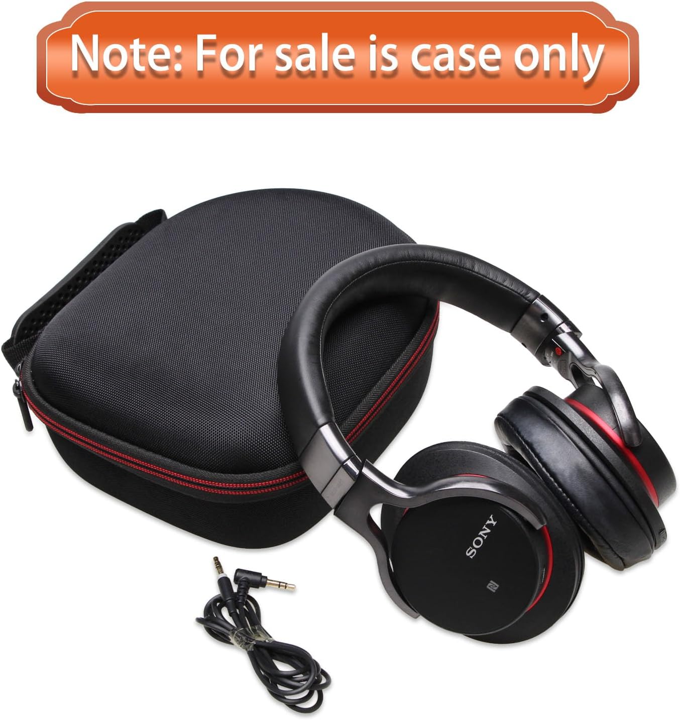 Headphone Headset Case Compatible with JBL, Beats, Sony, Soundcore Anker, Raycon, TOZO, SteelSeries, Logitech, Jabra, Bose, Audio-Technica, Sennheiser Headphones, Black+Grey-8