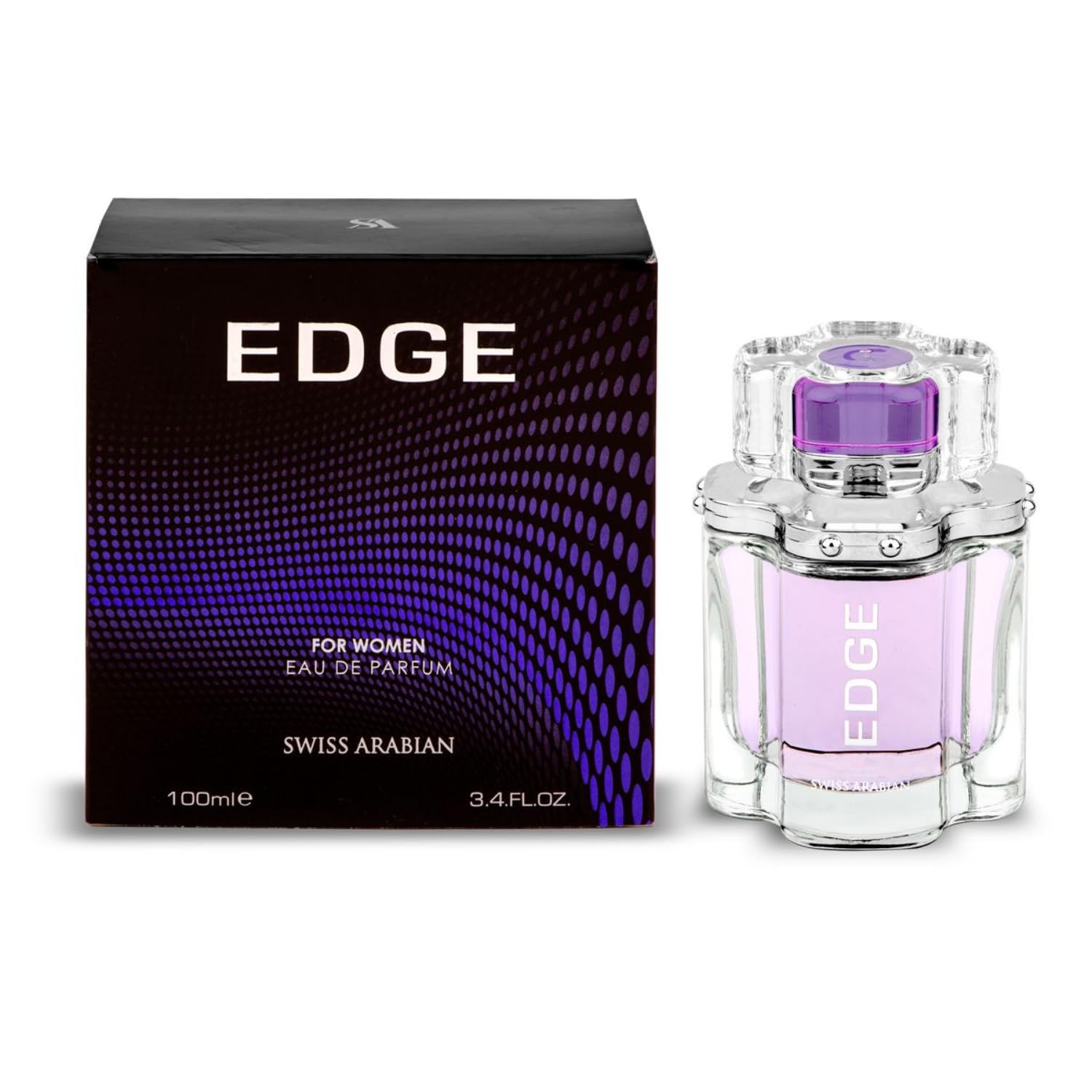 Swiss Arabian EDGE - Luxury Products From Dubai - Long Lasting And Addictive Personal EDP Spray Fragrance - A Seductive Signature Aroma - 3.4 Oz-1