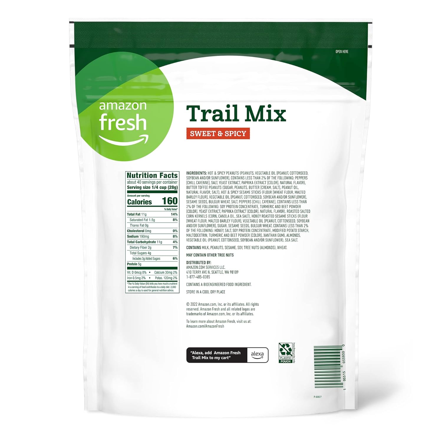 Amazon Fresh, Sweet & Spicy Trail Mix, 40 Oz-1