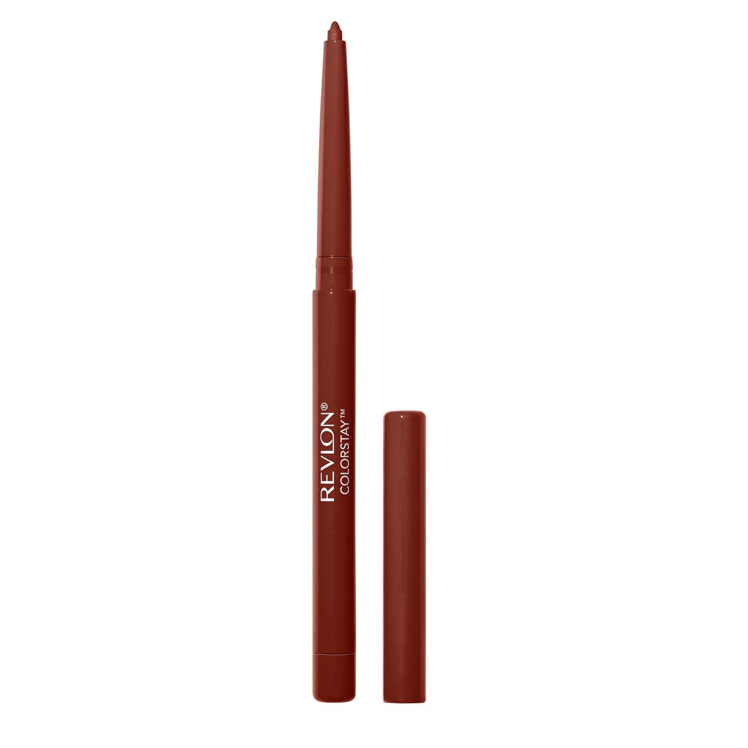 REVLON Lip Liner, Colorstay Lip Makeup with Built-in-Sharpener, Longwear Rich Lip Colors, Smooth Application, 640 Raisin, 0.01 oz-0