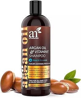 artnaturals Argan Hair Growth Shampoo - (16 Fl Oz / 473ml) - Sulfate Free - Treatment for Hair Loss, Thinning & Regrowth - Men & Women - Infused with Biotin, Argan Oil, Keratin, Caffeine