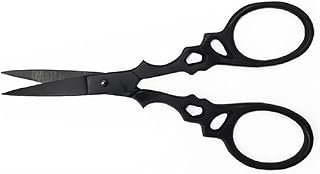 Badass Beard Care Beard & Mustache Stainless Steel Trimming Scissors For Men - Extremely Sharp and Durable (Black)